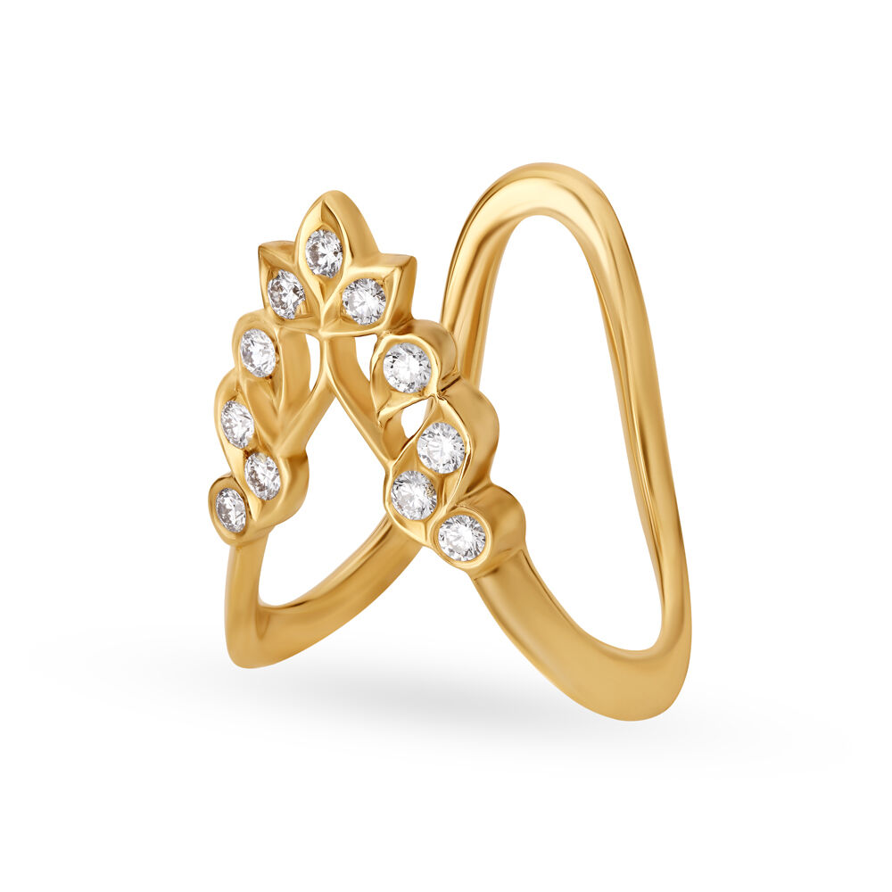 Diamond Vanki Ring (Medium) | Office Wear Jewellery Online